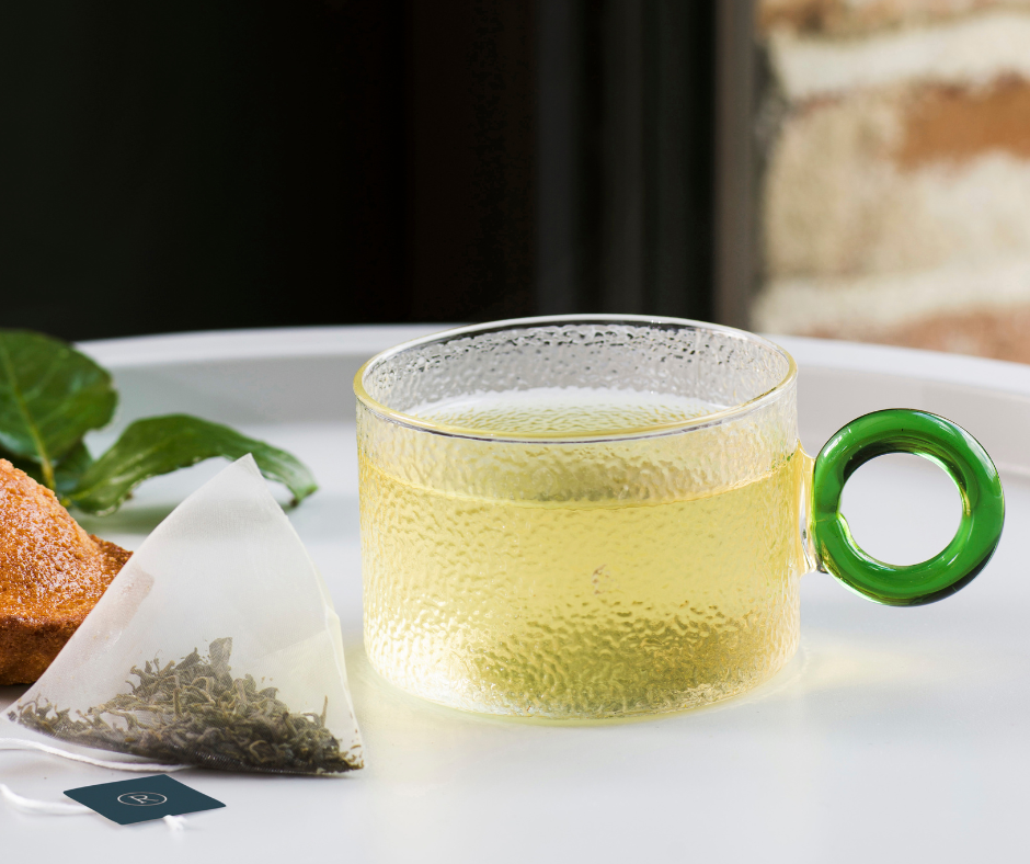 Green Tea in Pitcher on Table