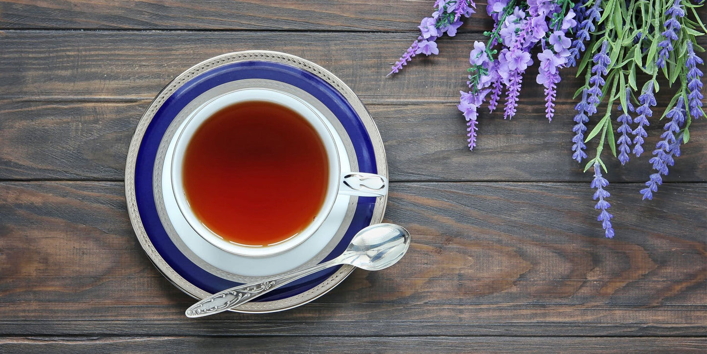 Black Tea in Cup on Table