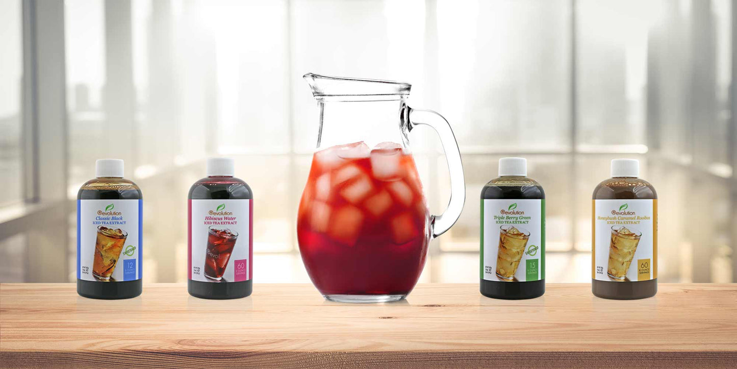 Iced Tea in Pitcher and Iced Tea Extracts