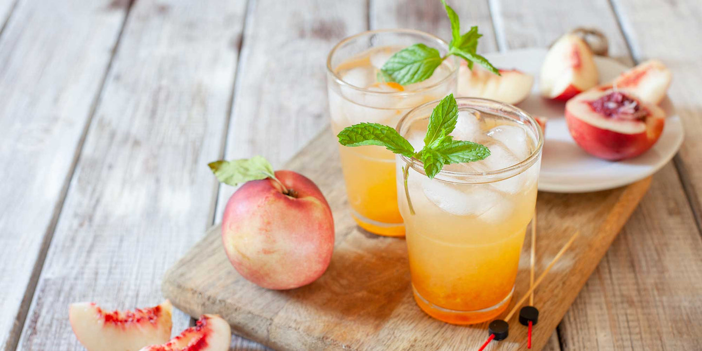 Peach Mango Green Tea in Cup