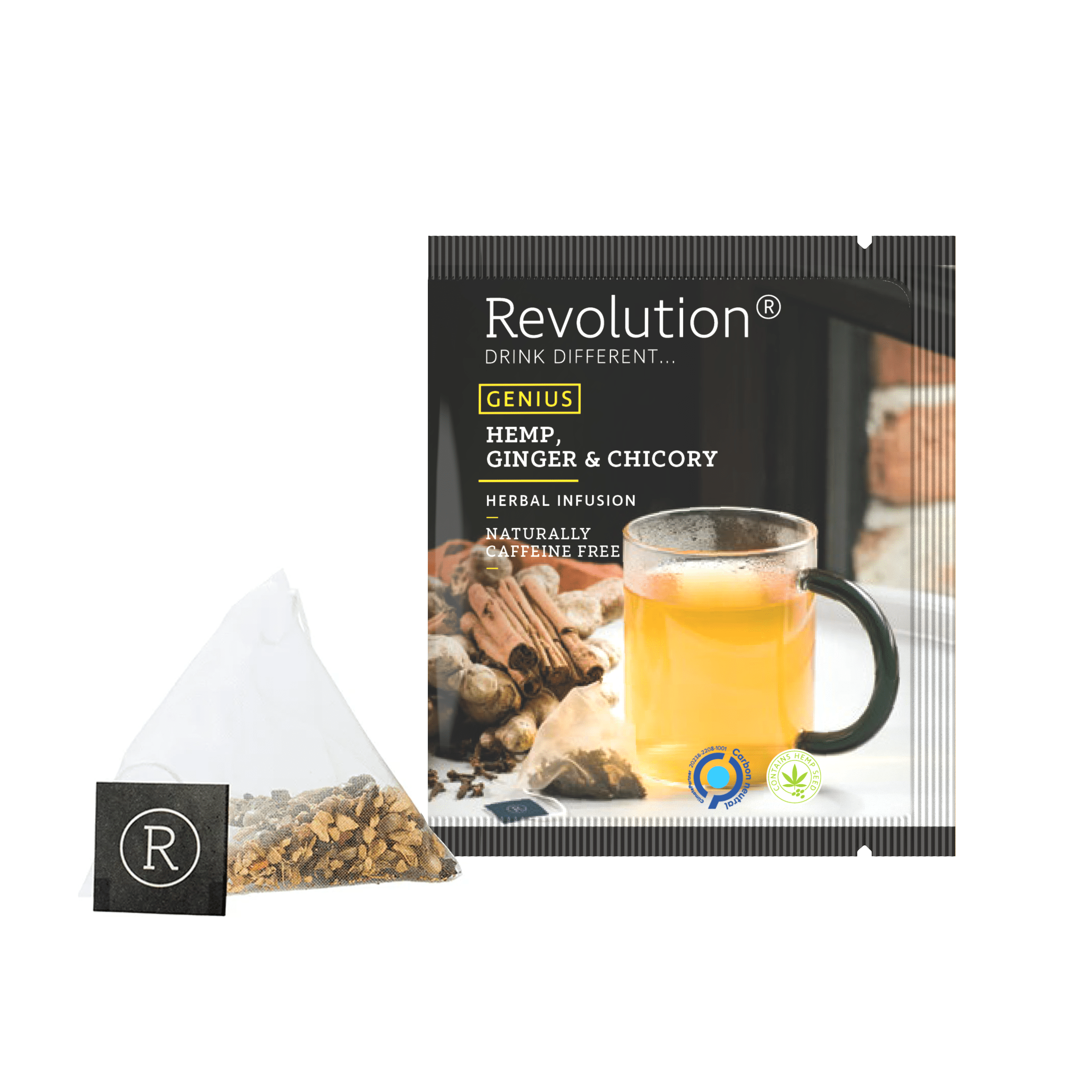 Hemp, Ginger & Chicory 20 Count