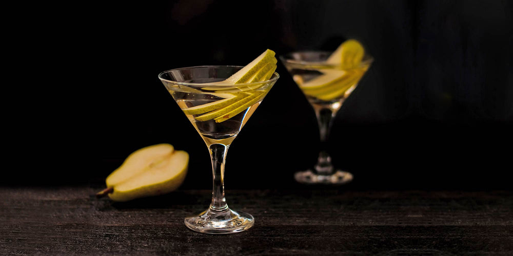 Pear Martini with Tea Infused