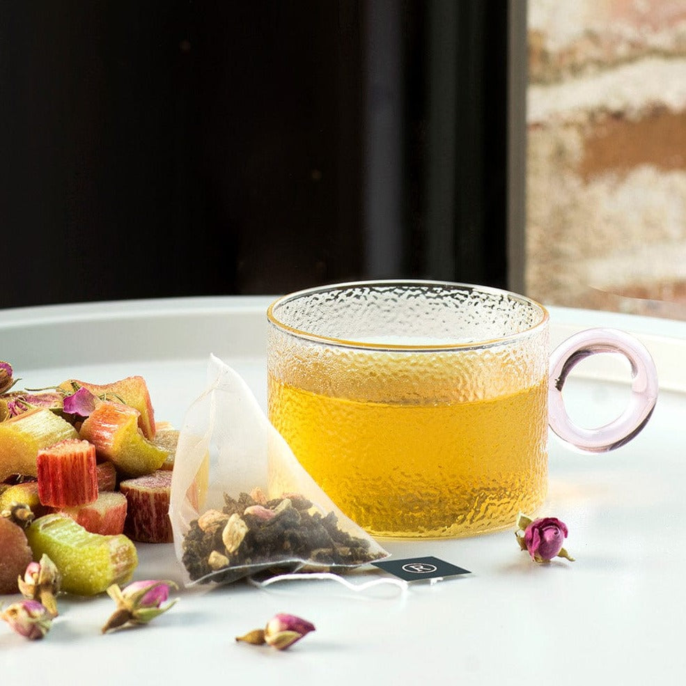 Danish Rhubarb & Rose Flower Tea