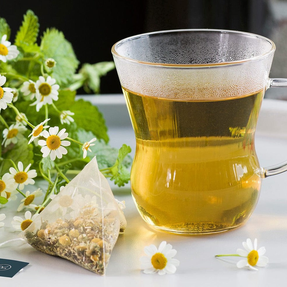 HELP German Chamomile & Lemon Balm 50 Count – Revolution Tea