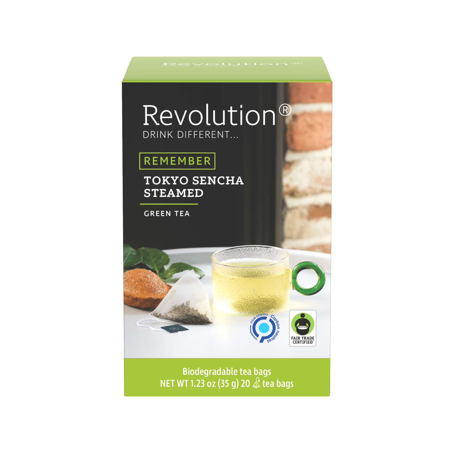 REMEMBER Tokyo Sencha Steamed 20 Count – Revolution Tea