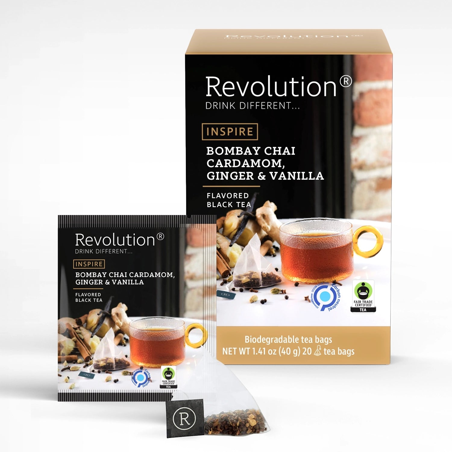Bombay Chai Cardamom, Ginger & Vanilla 20 Count