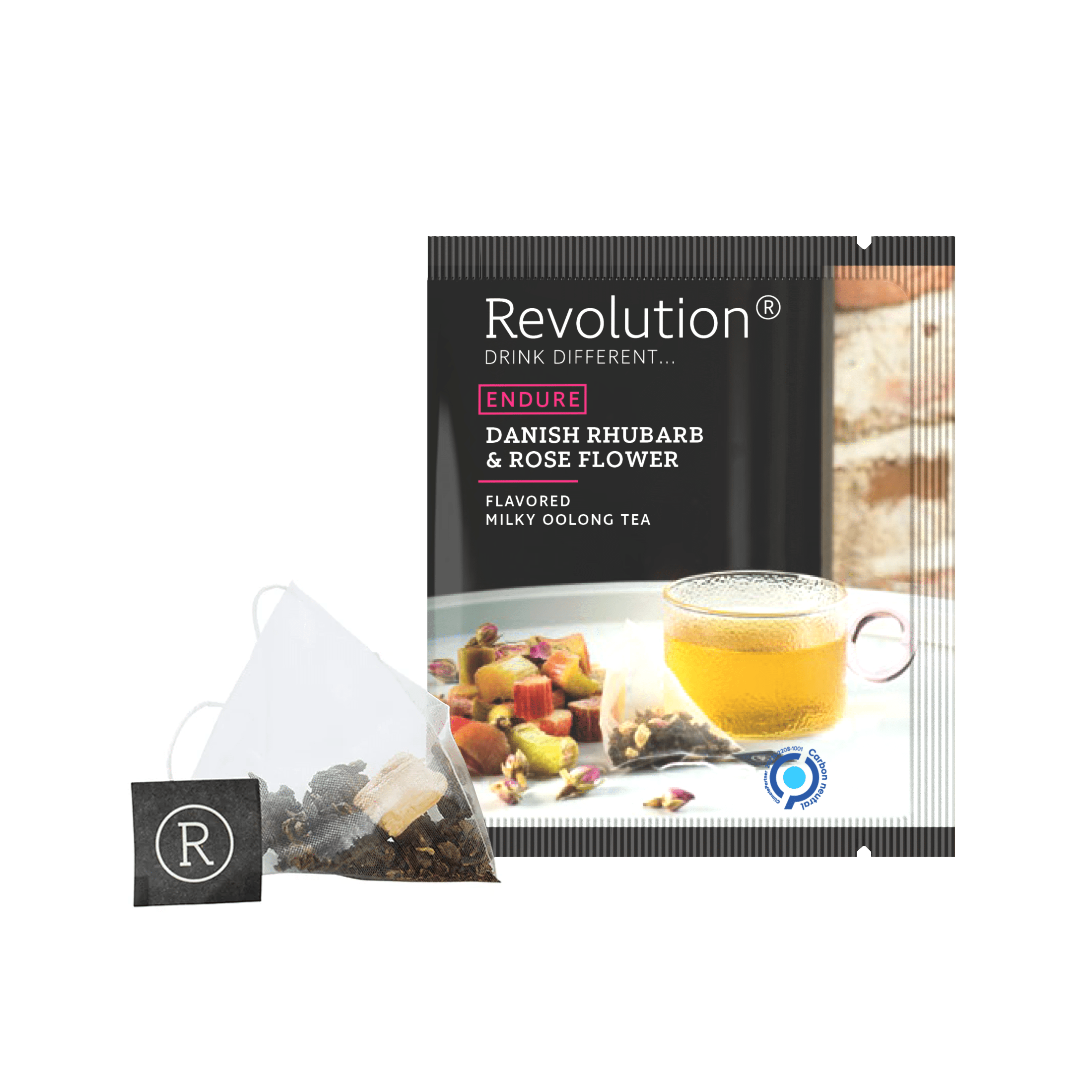 Danish Rhubarb & Rose Flower Tea